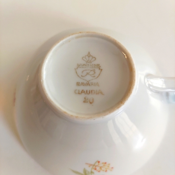 Vintage Wunsiedel Trio Tea Cup Saucer Plate - Picture 9 of 9